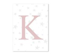 HUANTY Impressions sur toile d'art mural Affiche De Chambre De Fille Avec Ballon Arc-en-ciel Et Fée Rose, Peinture Sur Toile Murale Pour Chambre D'enfant, Image D'animal Kawaii(T,30x40cm)