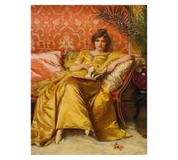 HUANTY Impressions sur toile d'art mural Portraits De Femmes De La Renaissance, Affiche Rétro Victorienne, Sans Cadre, Peintures Sur Toile, Art Mural, Photos, Décoration D'intérieur(P,20x30cm)