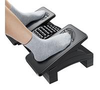HUANUO repose-pieds ergonomique réglable pour sous le bureau au travail ou aux jeux avec texture de massage et rouleau, repose-pieds pour la maison