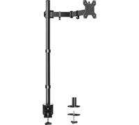 HUANUO Support Bureau Bras Ecran PC, Support Ecran PC Réglable 13 à 32 Pouces, Écran Ultra-Large à 38 Pouces, Bras d'Ecran Extra-Haut de 1010 mm. Supportant à 10 kg avec Base Pince en C/À Œillet