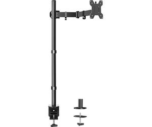HUANUO Support Bureau Bras Ecran PC, Support Ecran PC Réglable 13 à 32 Pouces, Écran Ultra-Large à 38 Pouces, Bras d'Ecran Extra-Haut de 1010 mm. Supportant à 10 kg avec Base Pince en C/À Œillet