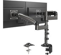 HUANUO Support Ecran PC 2 Ecran de 13 à 32 Pouces, Gaming Bras pour Écran PC Réglable en Hauteur, à Mouvement Complet Supportant VESA 75x75/100x100mm