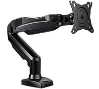 HUANUO Support Ecran PC pour 13 à 32 Pouces, Bras de Support pour Écran Simple (Supporte 2 à 9 kg) - Réglable en Hauteur, avec Inclinaison, Pivotement et Rotatif - VESA 75 et 100 mm