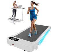 HUANUO Walking Pad Tapis de Course, Inclinaison 5°, Capacité Charge 150 kg, Tapis de Course Bureau Faible Bruit 2,5 HP, Télécommande &Écran LED, Tapis de Marche Portable Famille, Protection Genoux