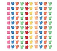 HUAOSN 100Pcs Pinces À Cheveux Papillon, Mini Pinces À Cheveux de Couleurs Assorties, Mini Pinces À Griffe Mignonnes, Beaux Mini Clips Accessoires pour Filles Enfants