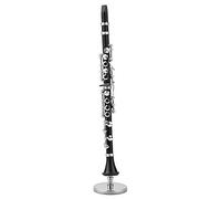 HUAOSN Modèle D'Instruments de Musique, Modèle de Clarinette Basse Miniature de 16 cm, Ornements D'Instruments de Musique, Affichage de Décor, Ornement Décoratif de Table À la Maison