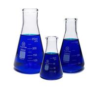 Huaou Fiole conique sans bouchon de 50 ml, 150 ml, 250 ml