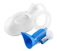 Huapa Bouteille Urinoir Portable 2000ml Unisexe avec Tuyau pour en Voyage Voiture Camping à l'Hôpital (Blanc)