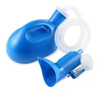 Huapa Bouteille Urinoir Portable 2000ml Unisexe avec Tuyau pour en Voyage Voiture Camping à l'Hôpital (Bleu)