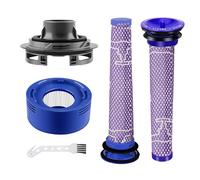 HUAPX 5 Pack Kit de Remplacement pour Dyson V7 V8 Aspirateur, Contenu 1 Couvercle Arrière du Moteur,1 Filtre Arrière,2 Pré-filtre,Remplacez les pièces 965661-01 et 967478-01 (V7 V8)