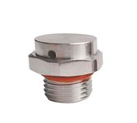 Huaqgu Vannes de purge d'air,vannes de purge d'air étanches en acier inoxydable M5 M-6 M12 M16 M20 à visser le bouchon de protection des reniflards en métal