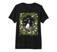 Huard commun entouré de Fleurs pour Femme 2 T-Shirt Haut de Gamme