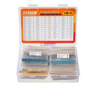 HUAREW 1/2W métallique Film de résistance kit 1 Ohm-1M Ohm 1% résistances à film métallique de resistance(25 valeurs 1000 pièces)