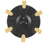 HUAREW 6 disques de lame compatibles avec Segway Navimow H-Series H500E, H800E, H1500E, H3000E-VF-Disque à lames renforcé de fibres de verre(H Series, lames)