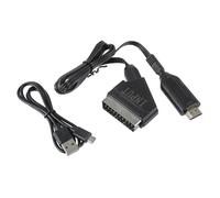 HUAREW Adaptateur Scart vers HDMI avec câble HDMI, Scart vers Hdmi Convertisseur, convertisseur vidéo audio HD 720P/1080P. Convient aux téléviseurs, projecteurs, DVD, PS4, décodeurs