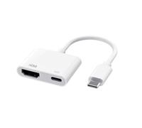 HUAREW Adaptateur USB C vers HDMI, Adaptateur Type C vers HDMI, Convertisseur AV Numérique 4K, pour TV, Synchronisation Vidéo et Audio, Compatible avec iPhone/iPad/TV HD/Projecteur/Moniteur