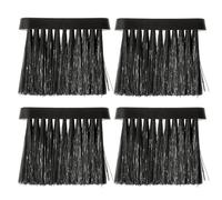HUAREW Brosse de cheminée Rechange, Balai De Rechange pour Ustensiles De Cheminée, tête de Brosse de Rechange allongée, pour la Maison et Le Nettoyage de la cheminée (Lot de 4)