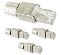 HUAREW Connecteur RJ45 LSA Sans Outil, pour Câble Ethernet Montage Compatible avec CAT7 CAT6A CAT6 CAT5e(Lot de 4)