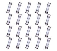 HUAREW F10AL250V 20 Pcs 5x20mm Fusible En Verre À Soufflage Rapide 10A 250V 0.2x0.78 pouce Fusible Temporisé (Paquet de 20 Pcs)