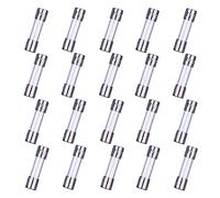 HUAREW F4AL250V 20 Pcs 5x20mm Fusible En Verre À Soufflage Rapide 4A 250V 0.2x0.78 pouce Fusible Temporisé (Paquet de 20 Pcs)
