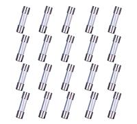 HUAREW F8AL250V 20 Pcs 5x20mm Fusible En Verre À Soufflage Rapide 8A 250V 0.2x0.78 pouce Fusible Temporisé (Paquet de 20 Pcs)