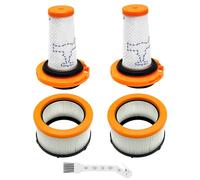 HUAREW Filtre pour Rowenta X-Force Flex 9.60 et X-Nano Essential RH20xx, 2 Filtres Pré-moteur + 2 Filtres Post-moteur, Filtres de remplacement pour ZR009010 ZR009012