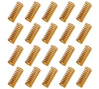 HUAREW Imprimante 3D Die Spring 8mm OD 20mm Long Light Load Compression Mold Die Spring Yellow Compression Mold Die Spring pour le lit Ender 3s(Lot de 20 pièces)
