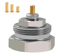 HUAREW Lot de 1 Adaptateur de vanne de radiateur, adaptateur à filetage fin M30x1,0 à M30x1,5 pour vannes Oventrop 1011445, pour thermostat/vanne de chauffage