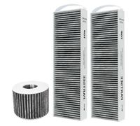 HUAREW Lot de 2 Filtres à Charbon Actif Compatible avec Bora Pure PUAKF, pour plaque de cuisson Bora X Pure, S Pure, PURU ou PUXU, avec Circulation D'air