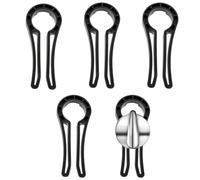 HUAREW Serrures de Bouton de Cuisinière, Barrières de Protection pour Cuisinière Sécurité Enfant, Sécurité enfant - Couvercle de bouton pour Empêcher les Enfants et les Animaux de Compagnie（5 pcs)