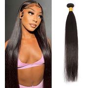 Huarisi 22 Pouces Vrai Cheveux Humains Raide Tissage Cheveux Lisse 8a Straight Single Bundles Human Hair Real Longs Remy Brésiliens Vierges Brésiliennes Tissages à Double Trame