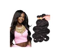 Huarisi Body Wave Bundles Cheveux humains 18 pouces 10a Grade Heuvrages Bundles Body Wave 1 Packs 100% Extensions de cheveux vierges bresiliennes