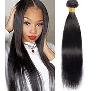 Huarisi Mèches Humaines Brésiliennes 100% Naturelles 16 Pouces 100g Tissage Lisse Droite Non Traitées 10A Straight Human Hair Single Bundle Pour Extensions et Coiffures à Coudre