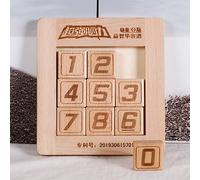 Huarong Road Puzzle 3d Digital En Bois, Jouets D'Apprentissage Précoce, Sudoku, Jeu De Liquidation Et De Déverrouillage Pour Enfants