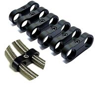 Huarumei 8Pcs Non-Slip Snow Chains for Cars, Quick Assembly with Tensioner - Rear Drive - Universal Self-Tightening for Car SUV Truck - 215 225 235 245 255 265 405060