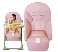 Huasean Chaise Haute, Chaise Haute en Cuir PU pour Bébé, Chaise pour Bébé, Housse Chaise Haute Confortable Et Respirante pour Les en-fants À Manger