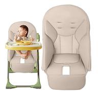 Huasean Chaise Haute en Cuir PU pour Bébé, Housse Chaise Haute Confortable et Respirante pour les Enfants à Manger