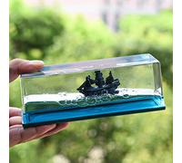 Huasean Dérive Bateau Croisière, Décoration Modèle Bateau Croisière, Décoration Bureau Modèle Bateau Croisière en Acrylique Ne Coule Ja- ais