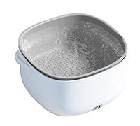 Huasean Légumes Fruits, Machine Nettoyage Légumes À Ultrasons, Panier Lavage Fruits Et Légumes À Double Couche, Légumes sans Fil, Laveuse Fruits Portable