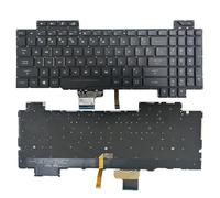 Huasheng Suda Clavier US rétroéclairé de remplacement pour ASUS ROG Strix GL703 GL703V GL703GS GL703GM GL703VD GL703VM GL703GE GL703GEE PX703GE,0KNB0-661BUS00