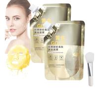 Huasurv Gold Mask - Huasurv Retinol Snake Venom Peptide Gold Mask - Chinese Golden Peel off Mask - Reduces Blackheads Cleans Pores (2 pack)