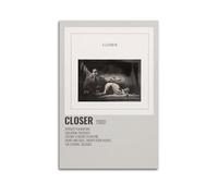 HUASYERRHW Joy Division Closer Poster Décoration murale sur toile pour salon, chambre à coucher 40 x 60 cm Sans cadre