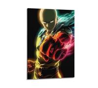 HUASYERRHW One-Punch Man Poster mural sur toile pour salon, chambre à coucher, 30 x 45 cm, style cadre