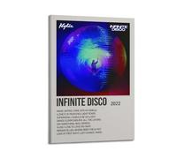 HUASYERRHW Poster Infinite Disco de Kylie Minogue - Décoration murale sur toile pour salon, chambre à coucher - 40 x 60 cm - Style cadre