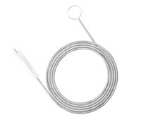 HUATEEN Brosse Déboucheur Canalisation 150cm - Furet Plomberie en Acier Inoxydable avec Poils Nylon | Kit Nettoyage Flexible pour Réfrigérateur, Voiture et Gainage VMC