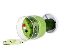 HUATEEN Coupe-légumes,Manuel 4 en 1 Spaghettis de Légumes en Plastique et Acier Inoxydable, Coupe légume Spiralizer pour Carottes,Pommes de Terre,Courgettes,Nouilles,Salades,Pâtes Saines