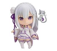 Huawealthy Emilia Figurine d'anime Q Version Q - 10 cm - Accessoire amovible qui change le visage - Pour décoration de bureau et chambre