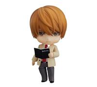 Huawealthy L and Yagami Light Figures Death Note Anime Figurines Q Version Q Visage et Accessoire Statue d'action Manga Modèle PVC Décoration de bureau Collection Cadeaux pour les fans (Yagami Light)