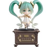 Huawealthy Miku Figurine Symphonie 5e anniversaire Ver Version Q 10 cm détachable Changement de visage pour décoration de bureau et chambre