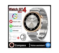 (HuaWei AdultSilver pour bracelet en acier) Montre connectée GT4, nouvelle montre tendance pour adultes,